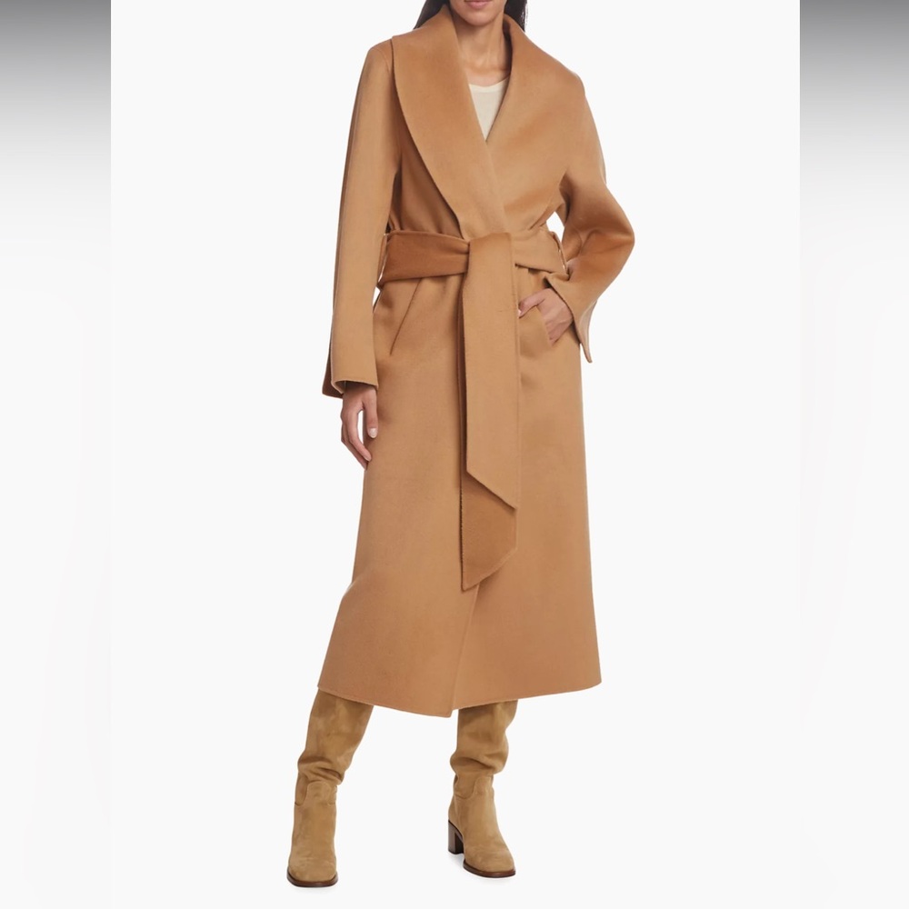 NWT Mercer Collective Grace Wrap Wool Coat size XS